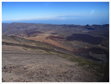 View from atop Mount Teide View from atop Mount Teide